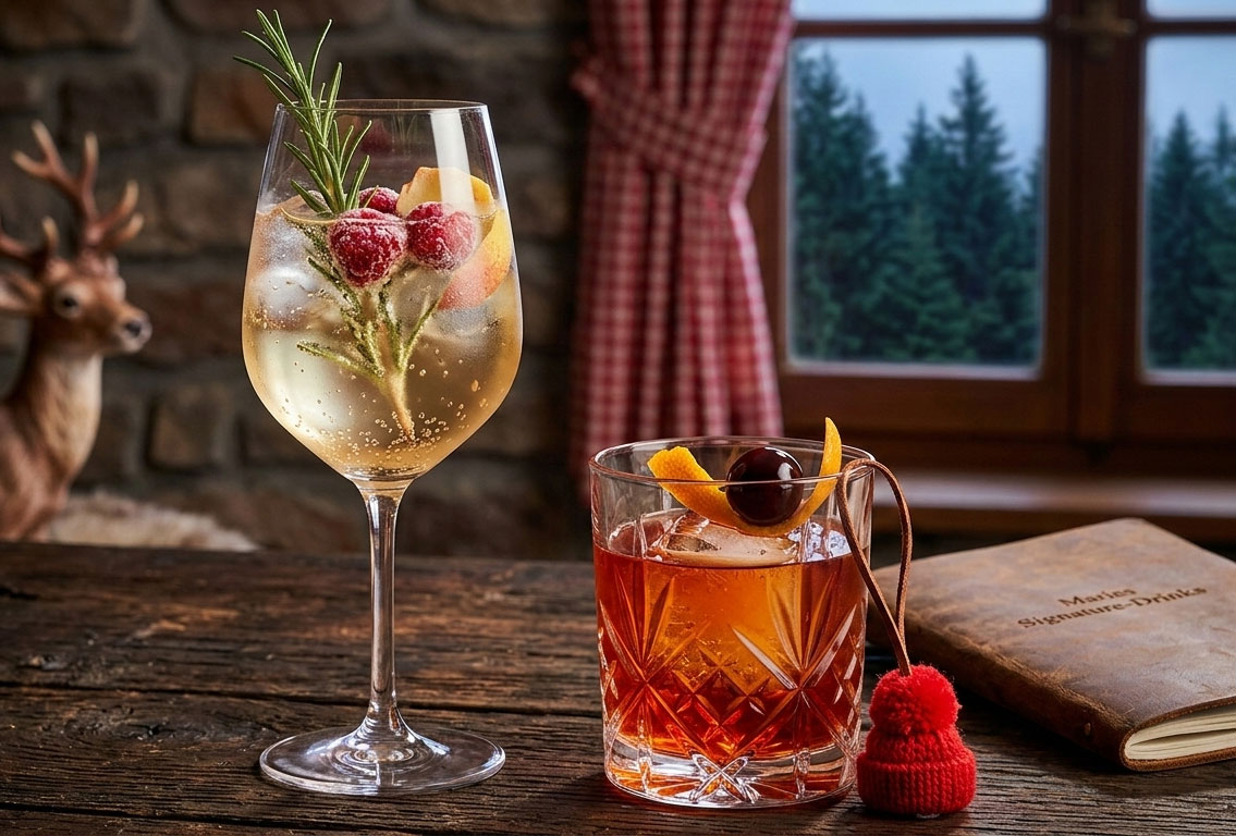 Schwarzwald-Spritz und Bollenhut-Negroni
